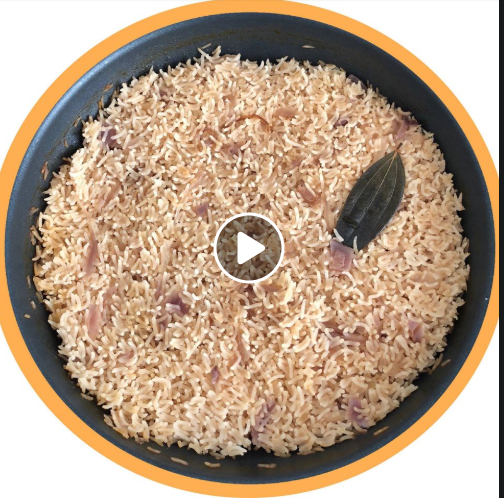 Onion Pulao / Pilaf de Cebolla