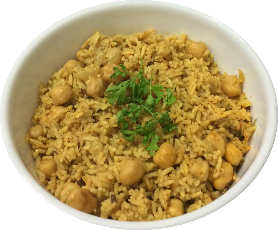 Chhole Pulao / Pilaf de Garbanzos