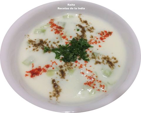 Cucumber Raita / Raita de Pepino