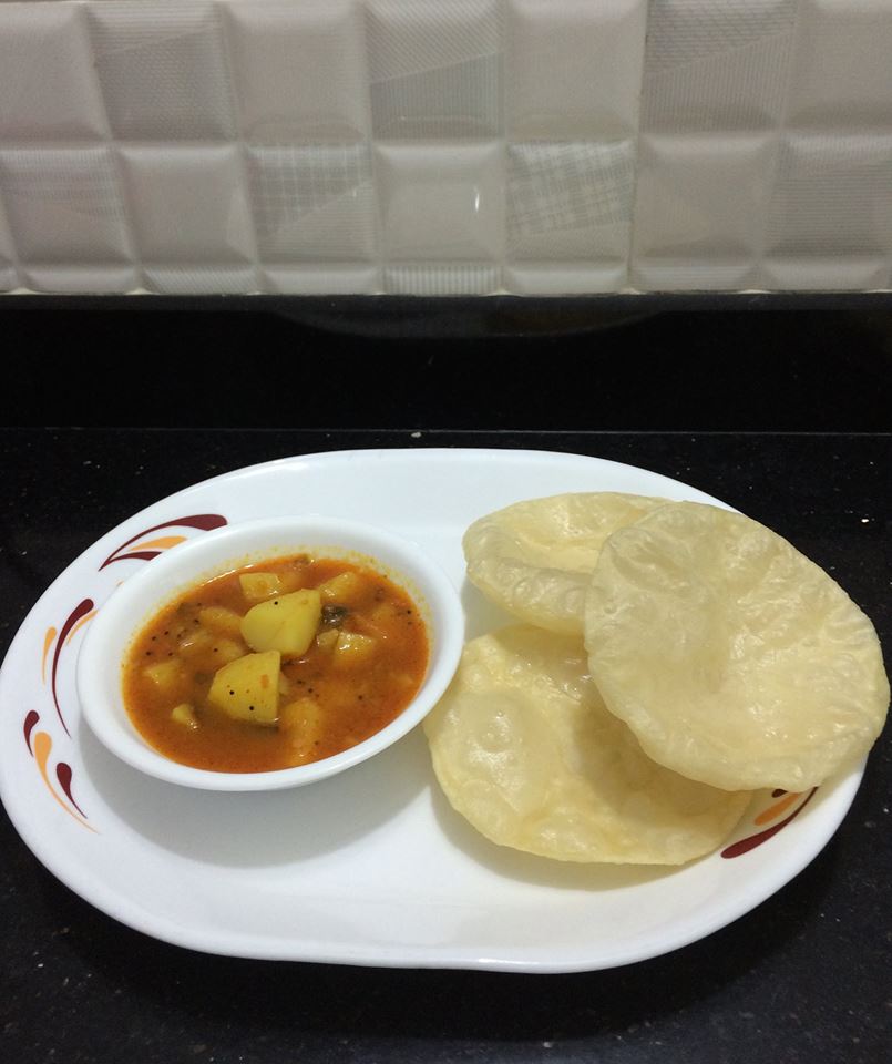 Maida Puri / Puri de Harina (Blanca)