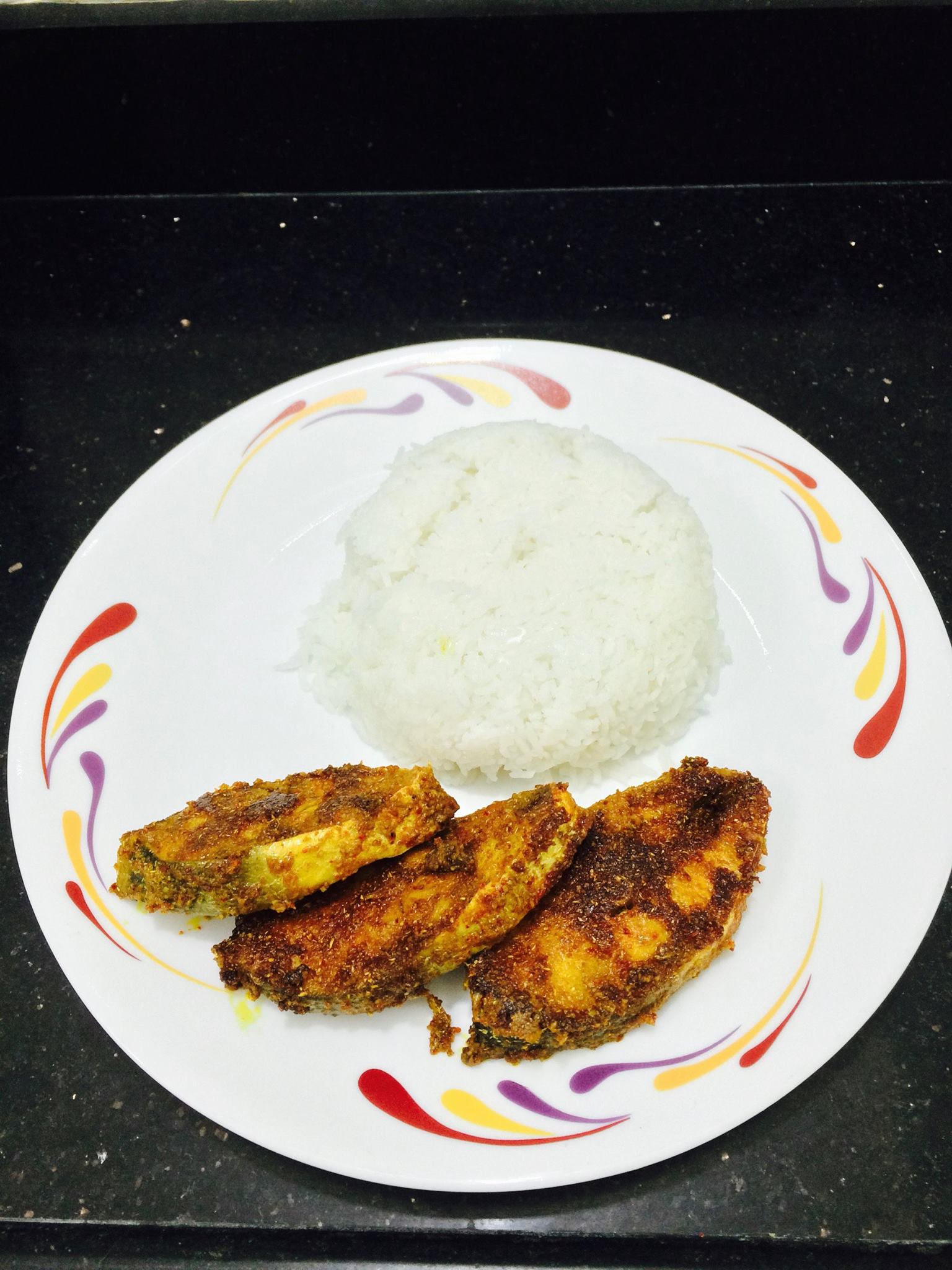 Fried Fish /Pescado Frito con Especias de la India