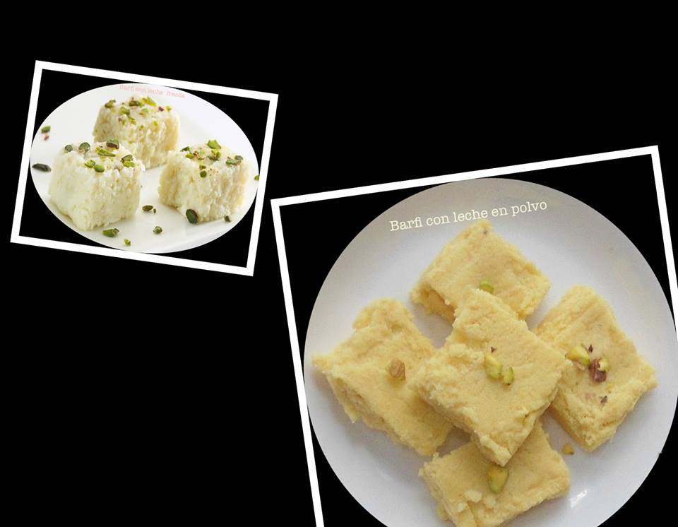 Milk Cake / Barfi (Dulce de la India)